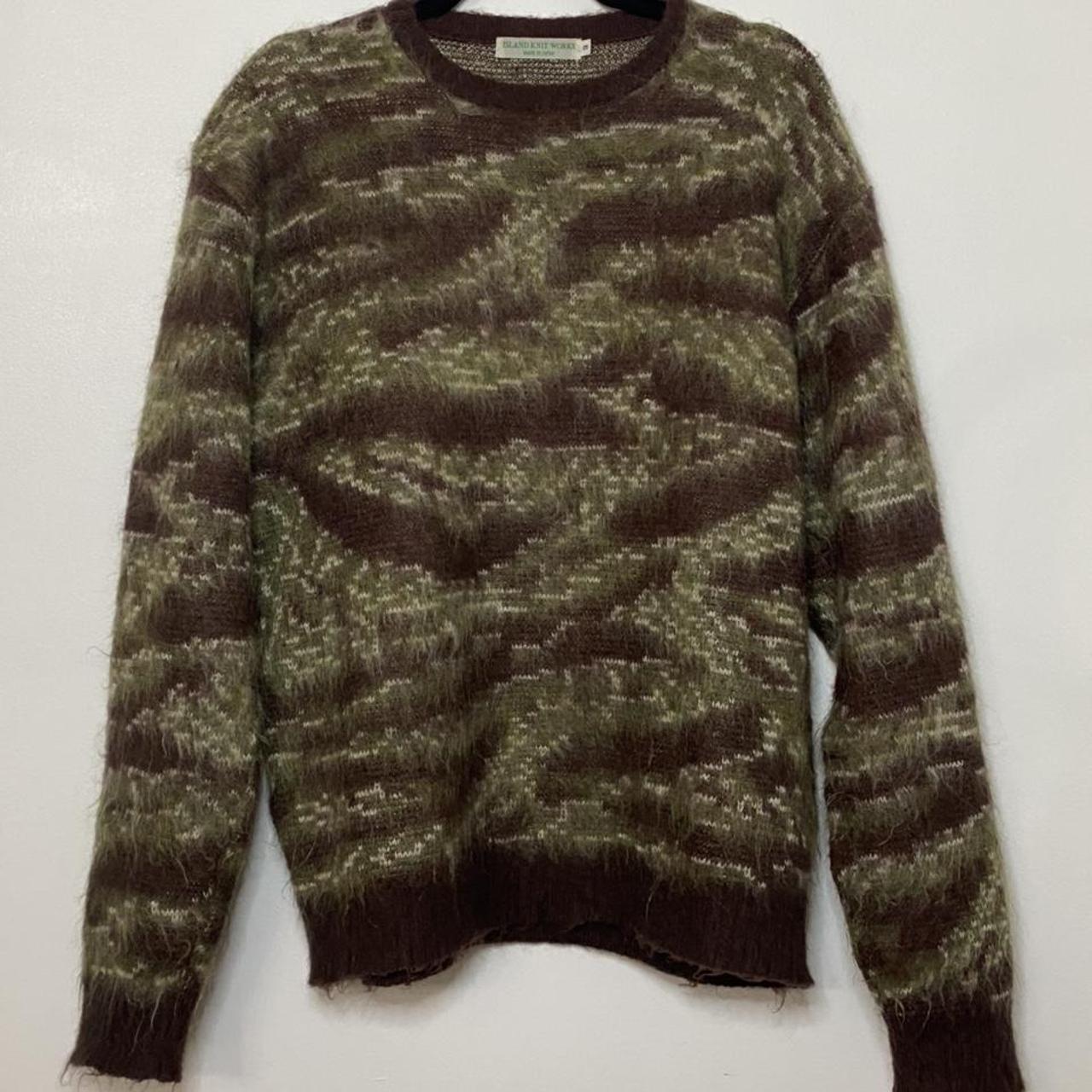 Island Knit Works Japanese Knit Mohair Sweater Depop