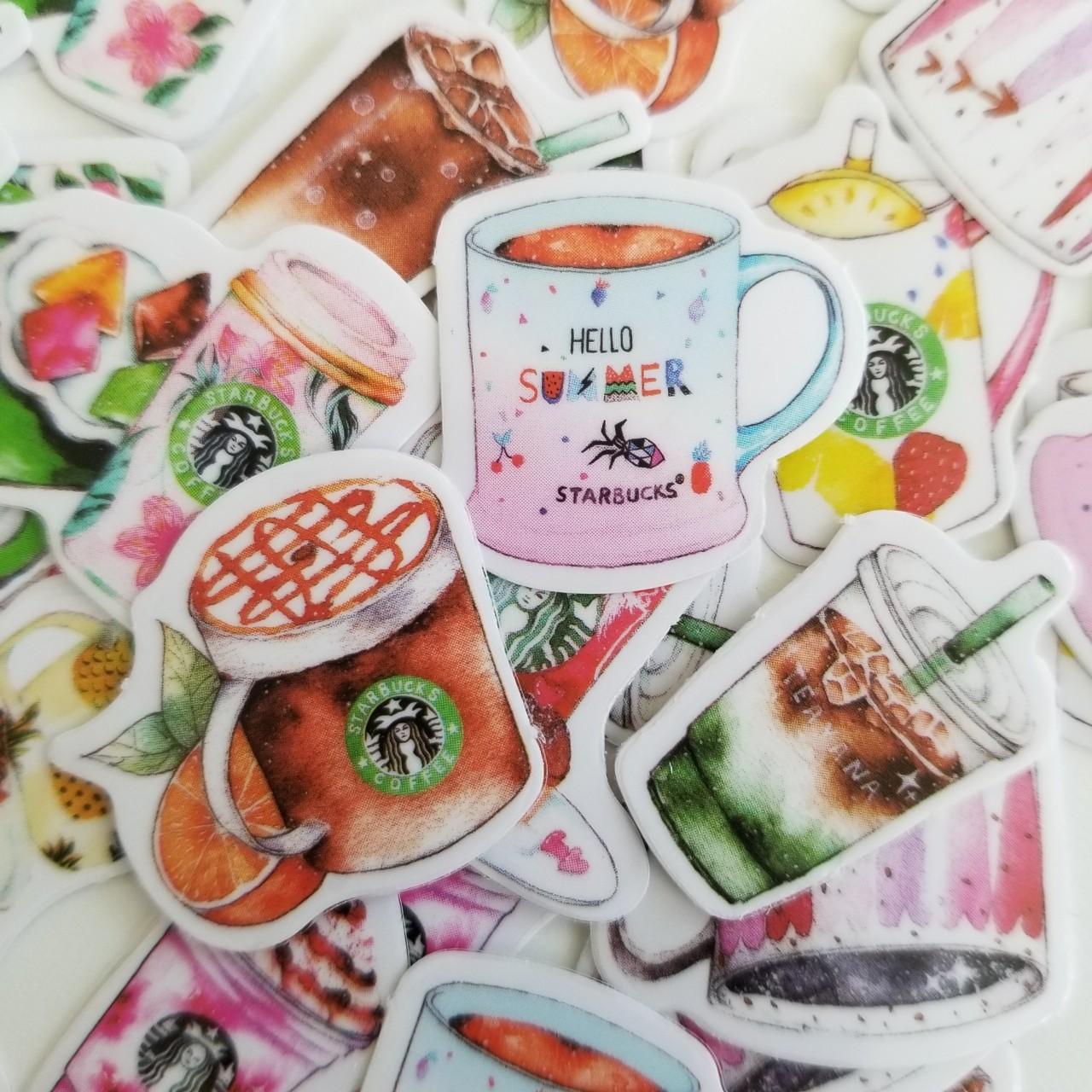 Waterproof Stickers Cups, Starbucks Stickers Cups