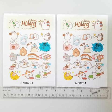 Molang DIY Sticker - Depop