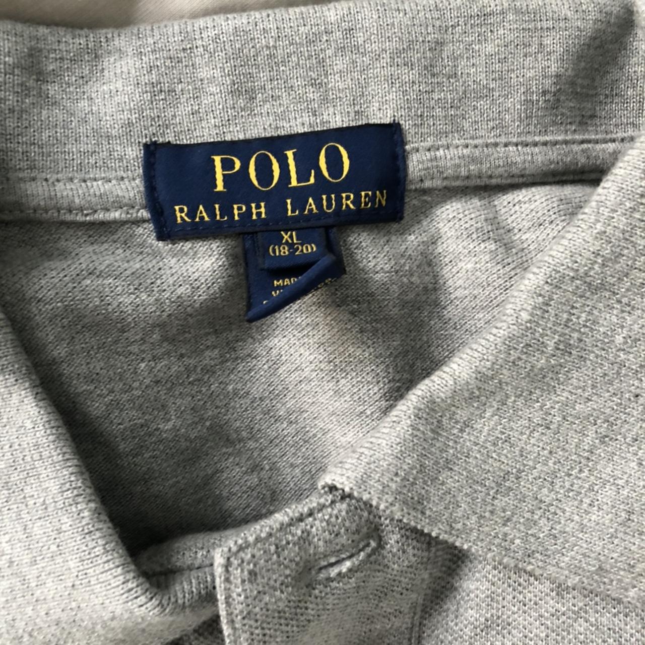 3 x Ralph Lauren polos, size small Grey, blue & red - Depop