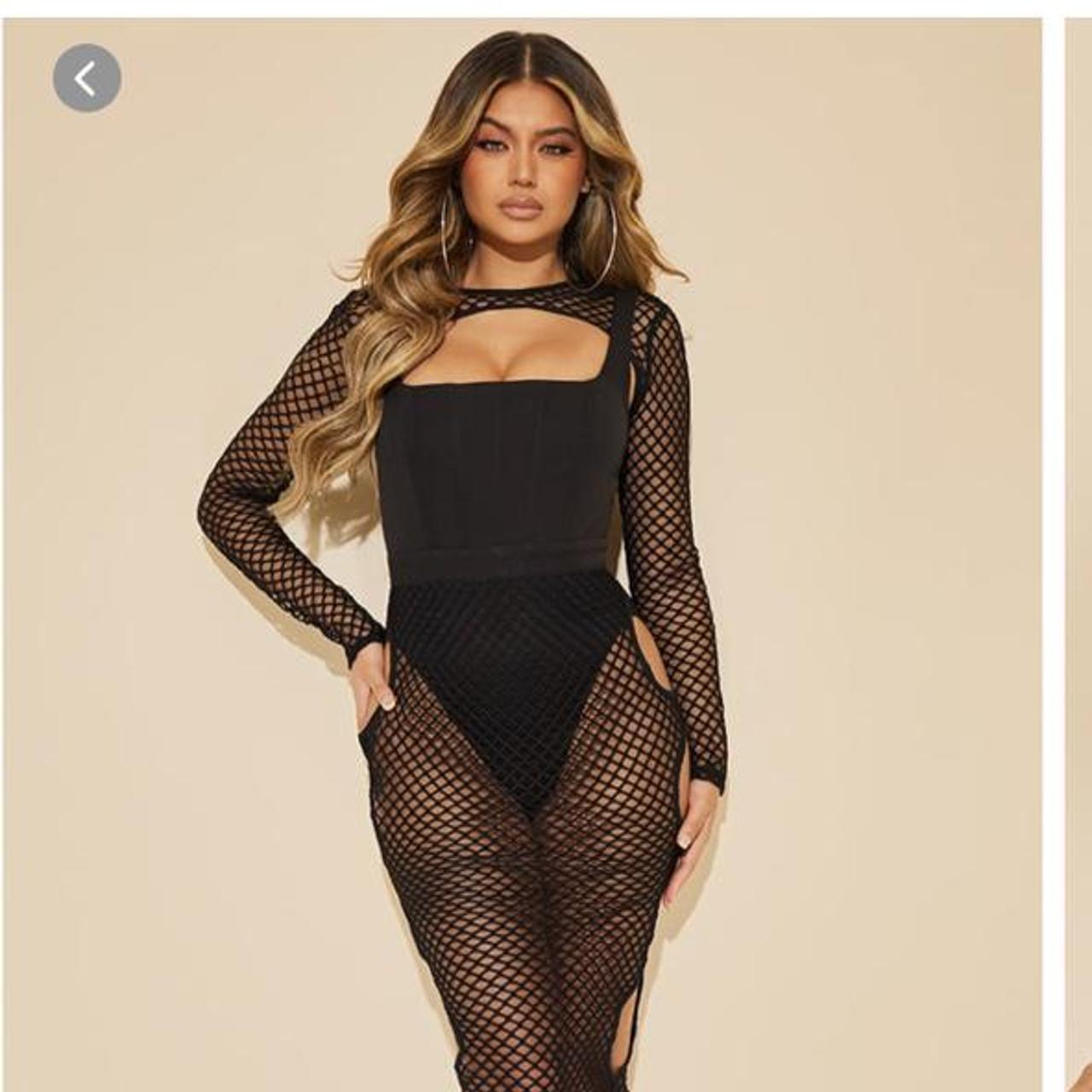 Pretty little store thing fishnet dress