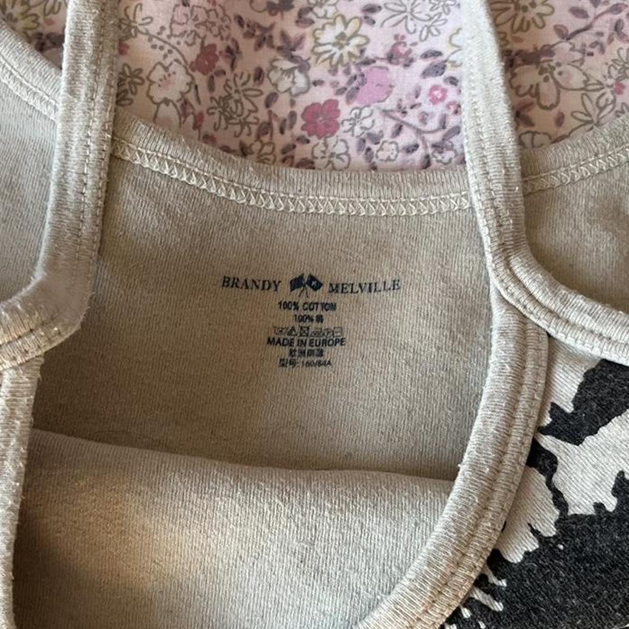 brandy melville eye graphic skylar tank hardly worn... Depop