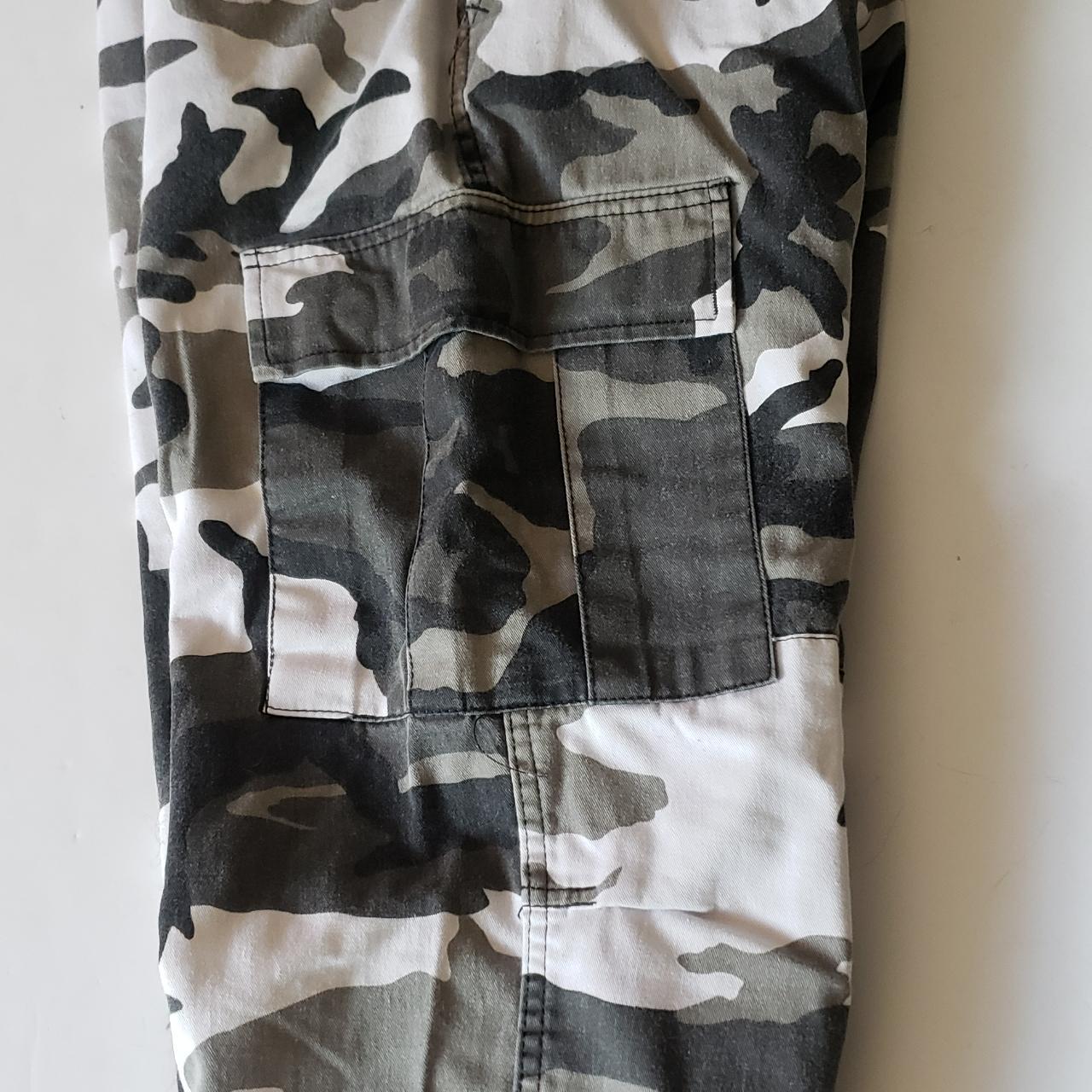 Army Print Cargo Camouflage Combat Women's Military... - Depop