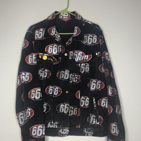 Supreme patches jacket from spring 2018 drop. Worn - Depop