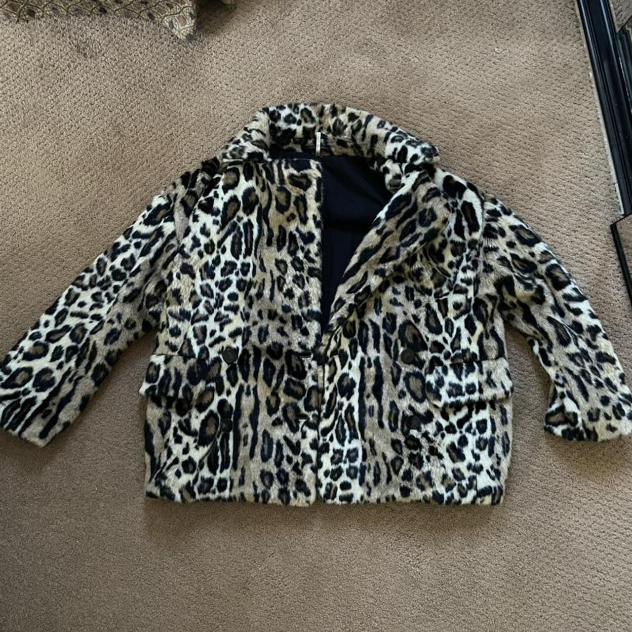 Free people hot sale cheetah coat