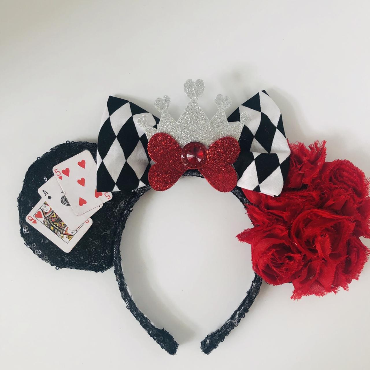 Ready to Ship|Alice in Wonderland Ears|Queen of Hearts Ears|Disney Ears|Minnie Ears