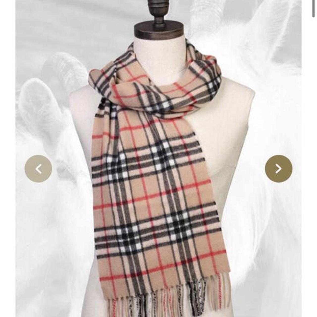 Lochmere Cashmere Scarf in Tartan Print. RRP £45. Depop