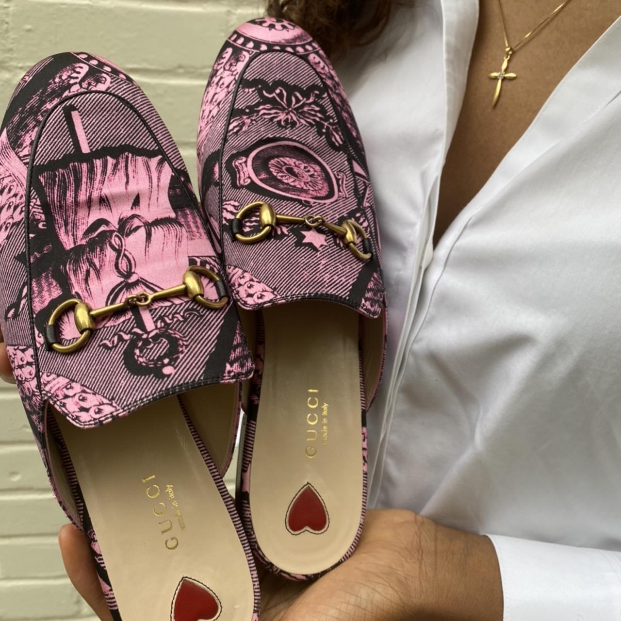 Gucci mules discount pink