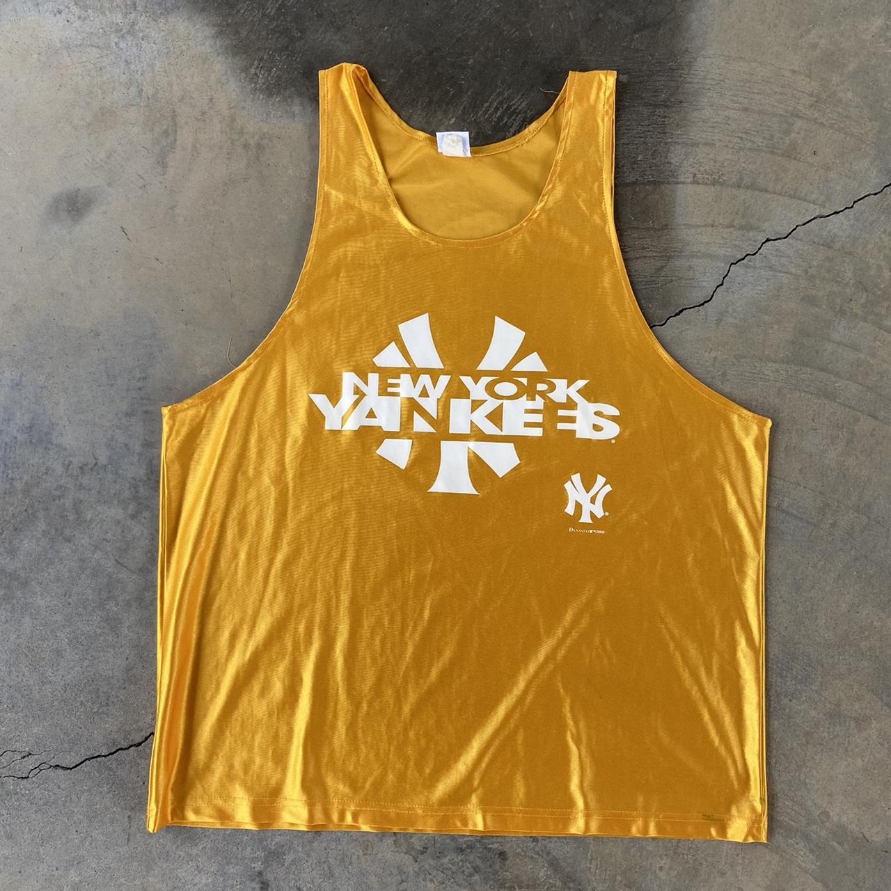 Vintage New York Yankees Yellow Jersey at
