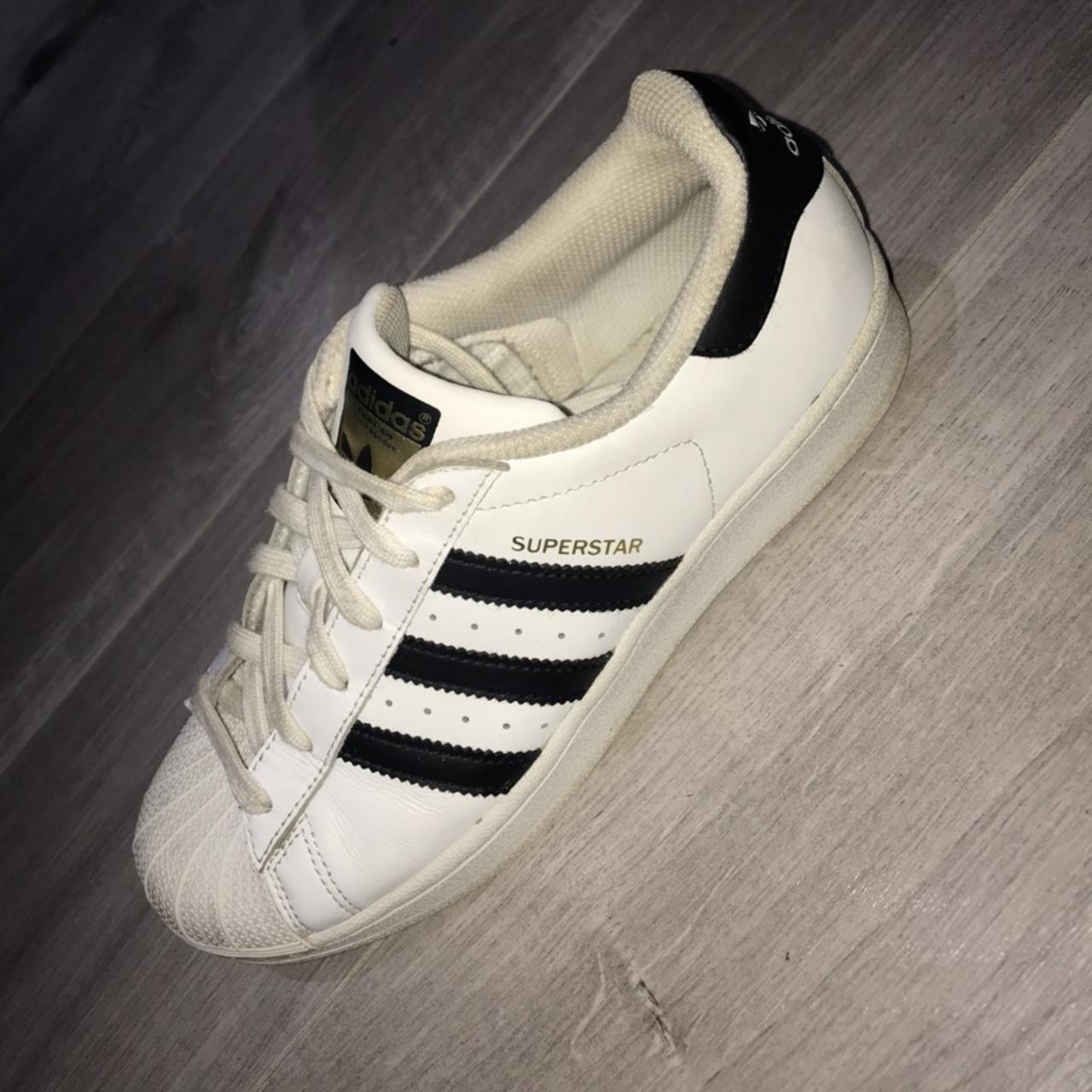 Adidas superstar outlet white size 5.5