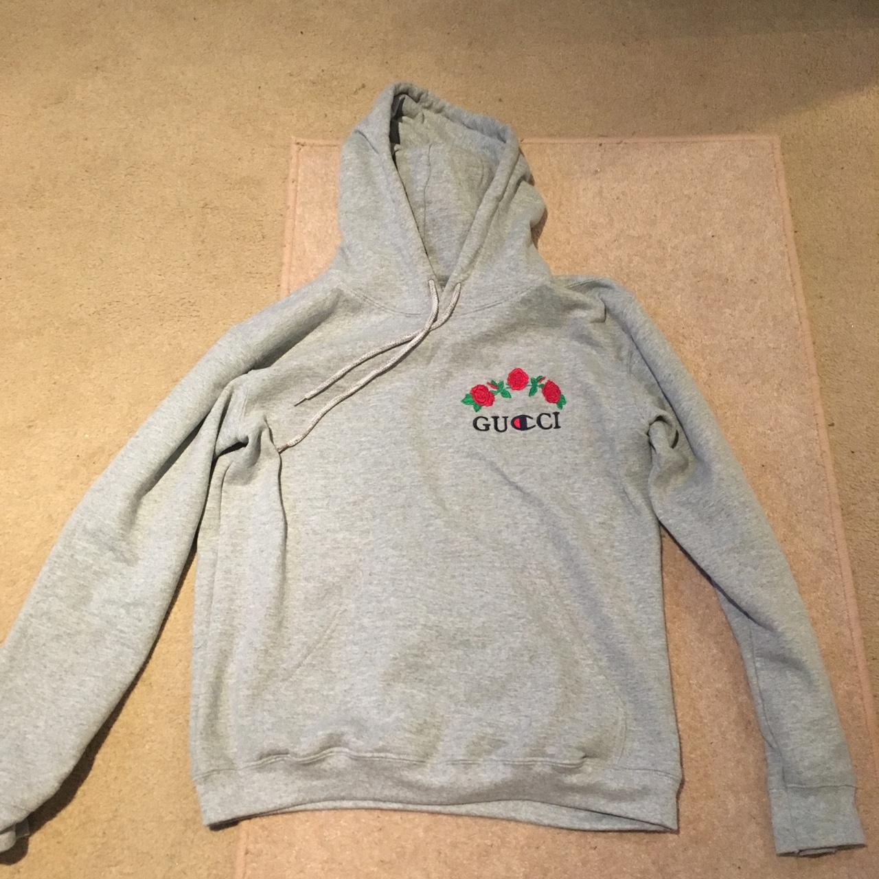 Champion Gucci hoodie by Ava - Depop