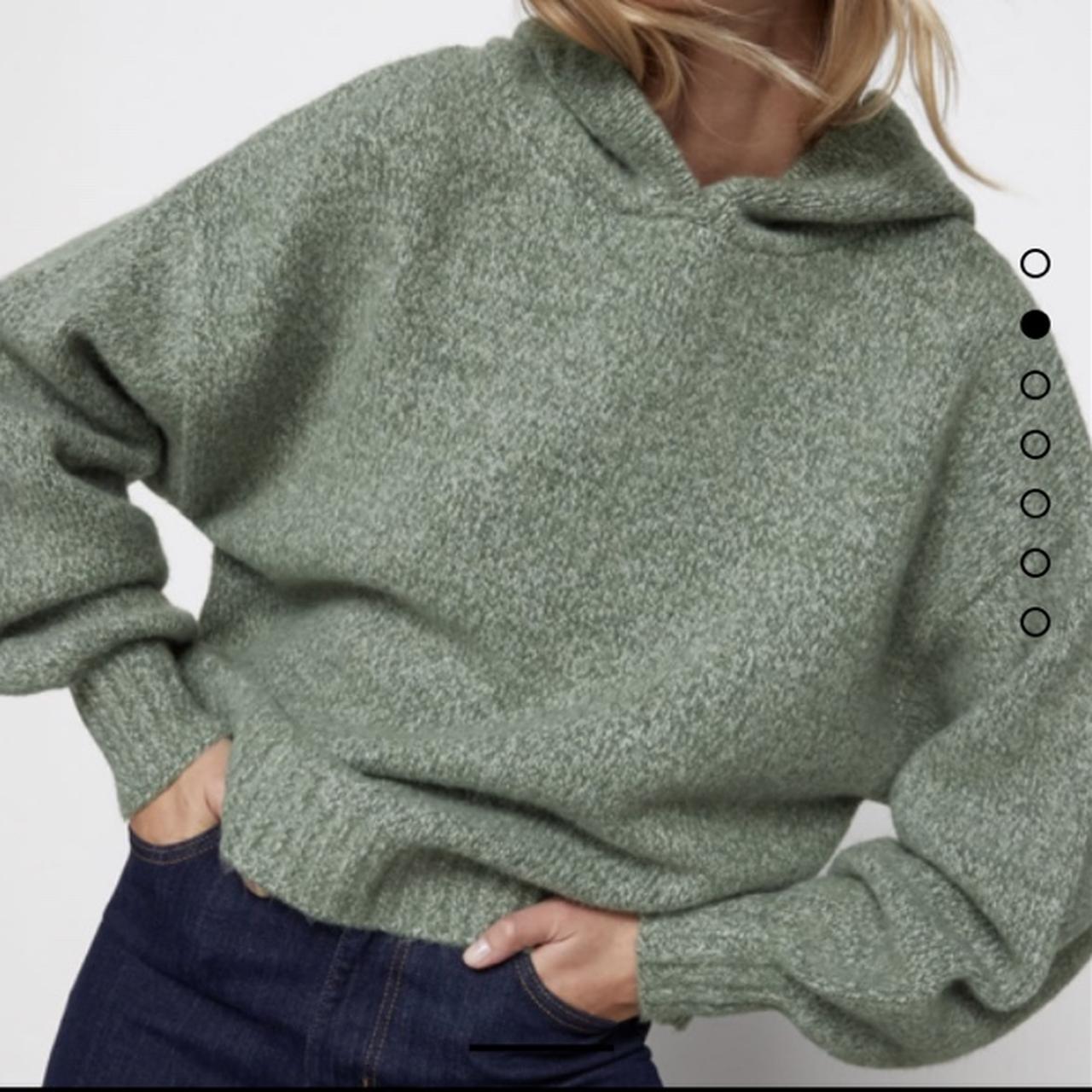 zara flecked sweatshirt