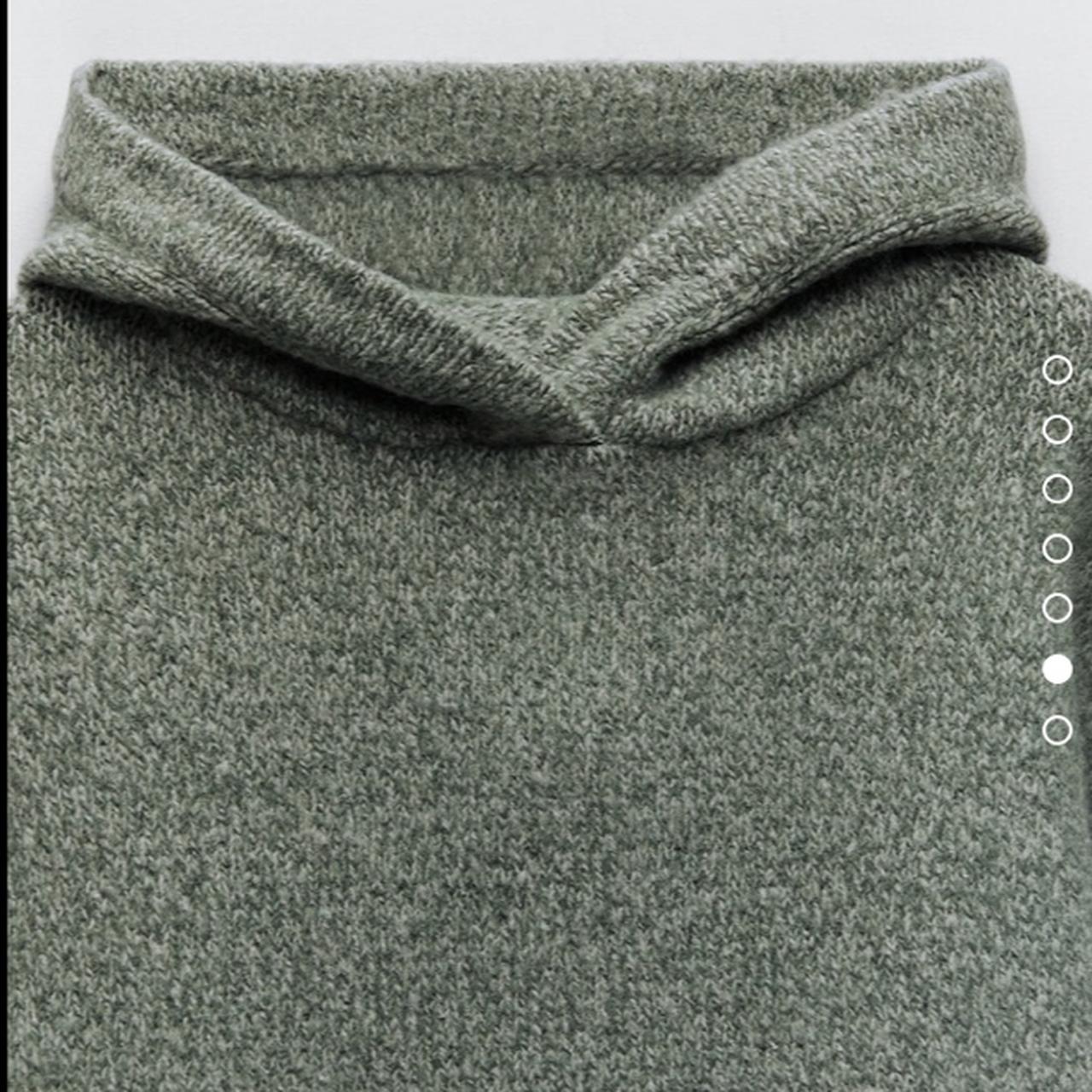 zara flecked sweatshirt