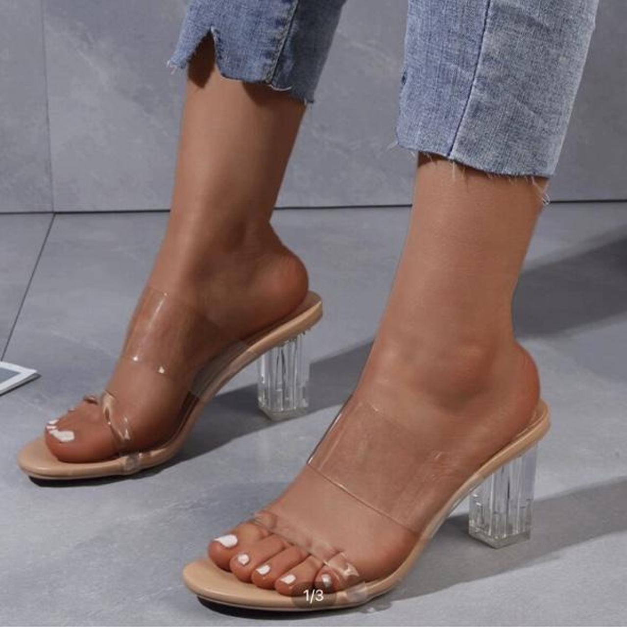 perspex mules uk
