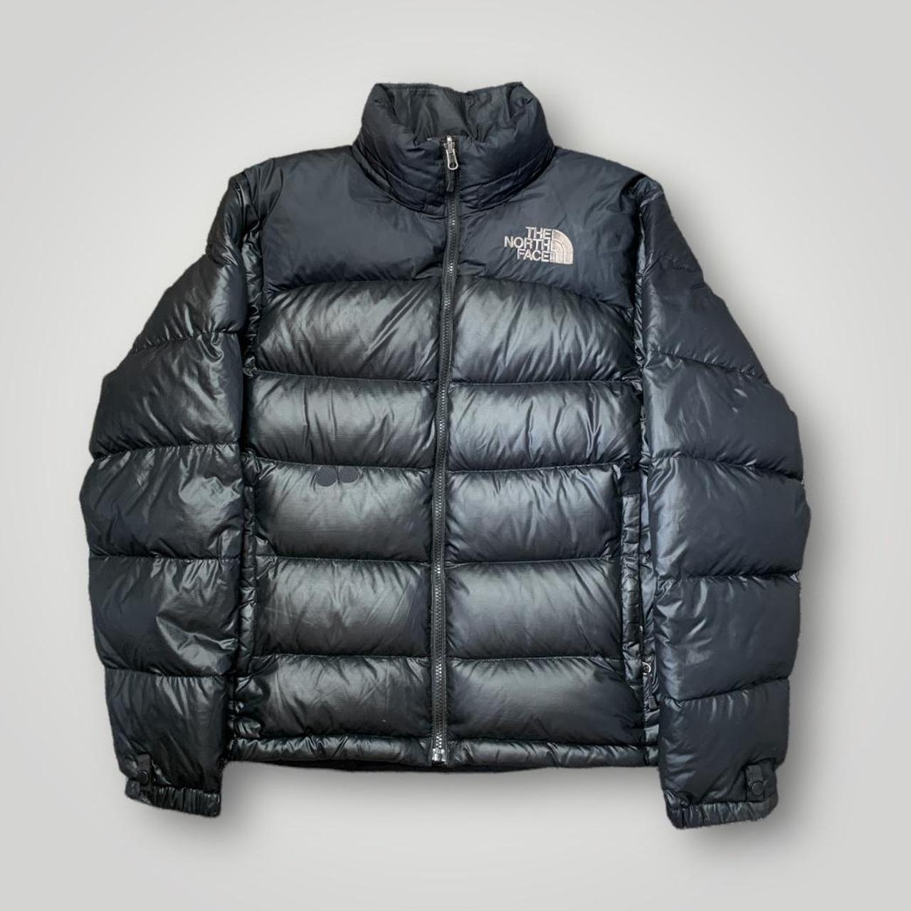 The North Face black puffer Vintage 700 Nuptse tnf... - Depop