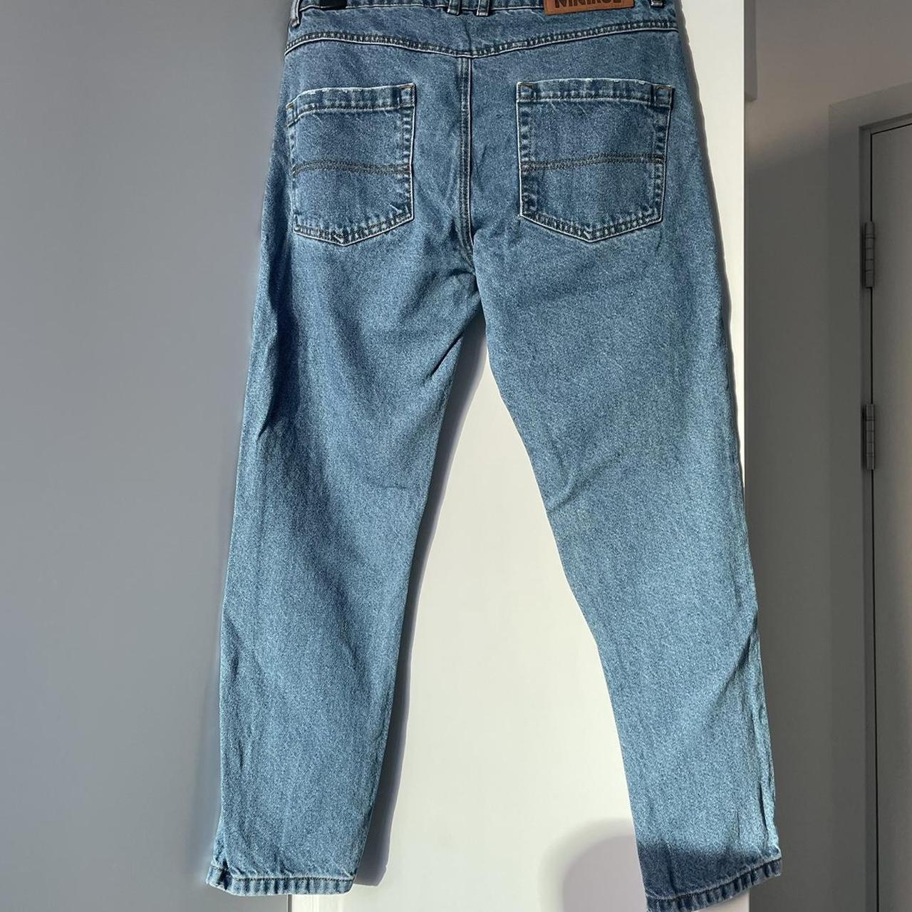Reclaimed vintage denim jeans Rigid/skinny... - Depop