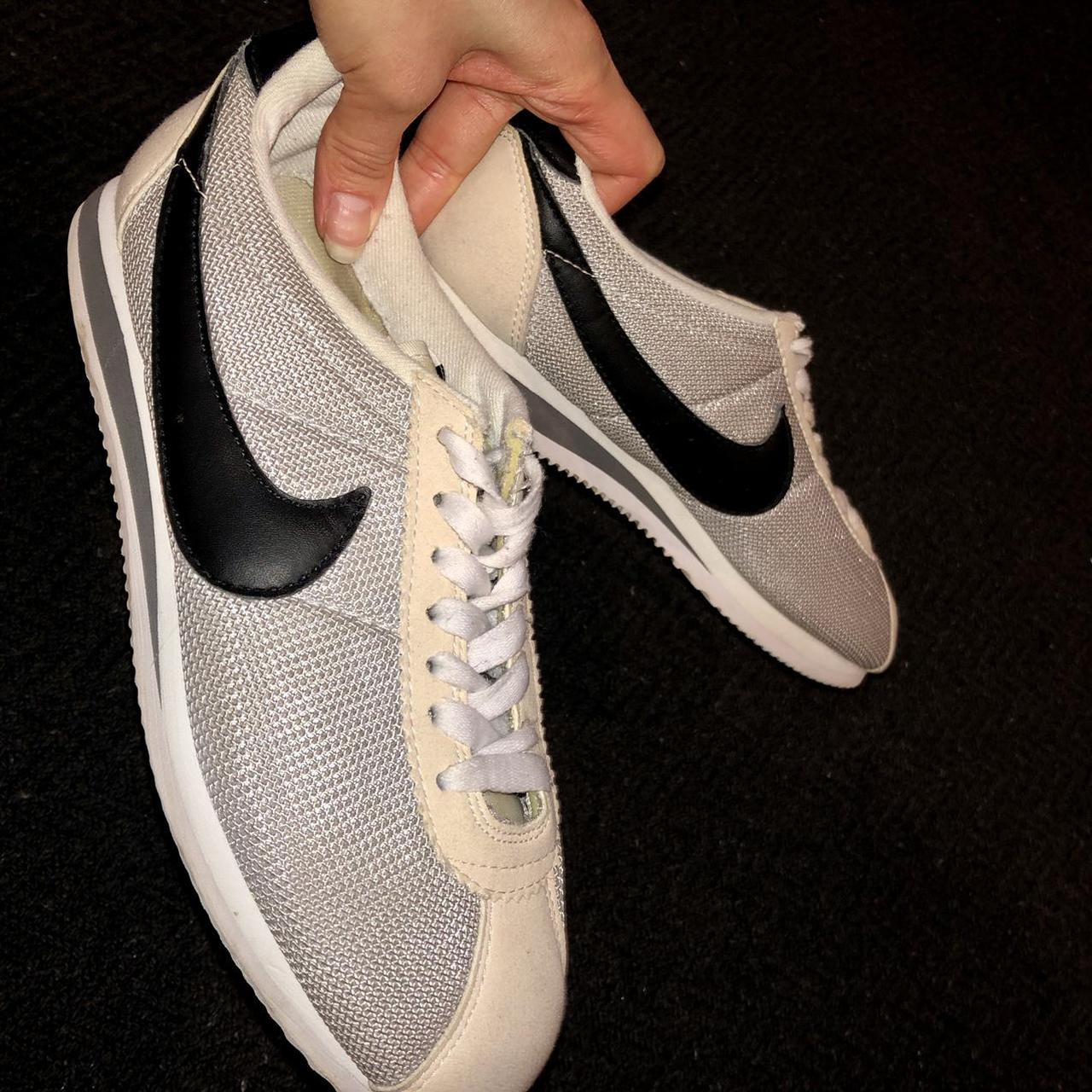 cortez basic leather white black