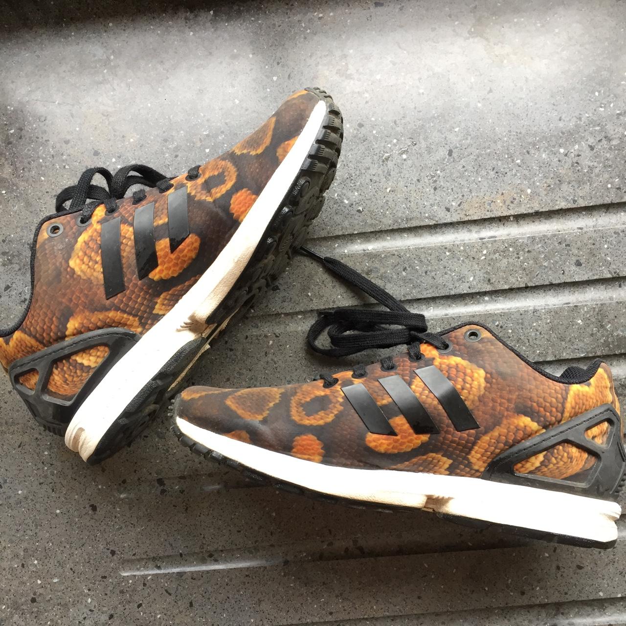 Grey Adidas Torsion Snakeskin Snake 2025 3m Reflective Zx Flux 3m