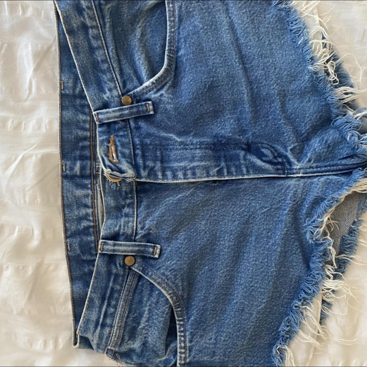 Wrangler Cut Off Jean Shorts Excellent Condition,... - Depop