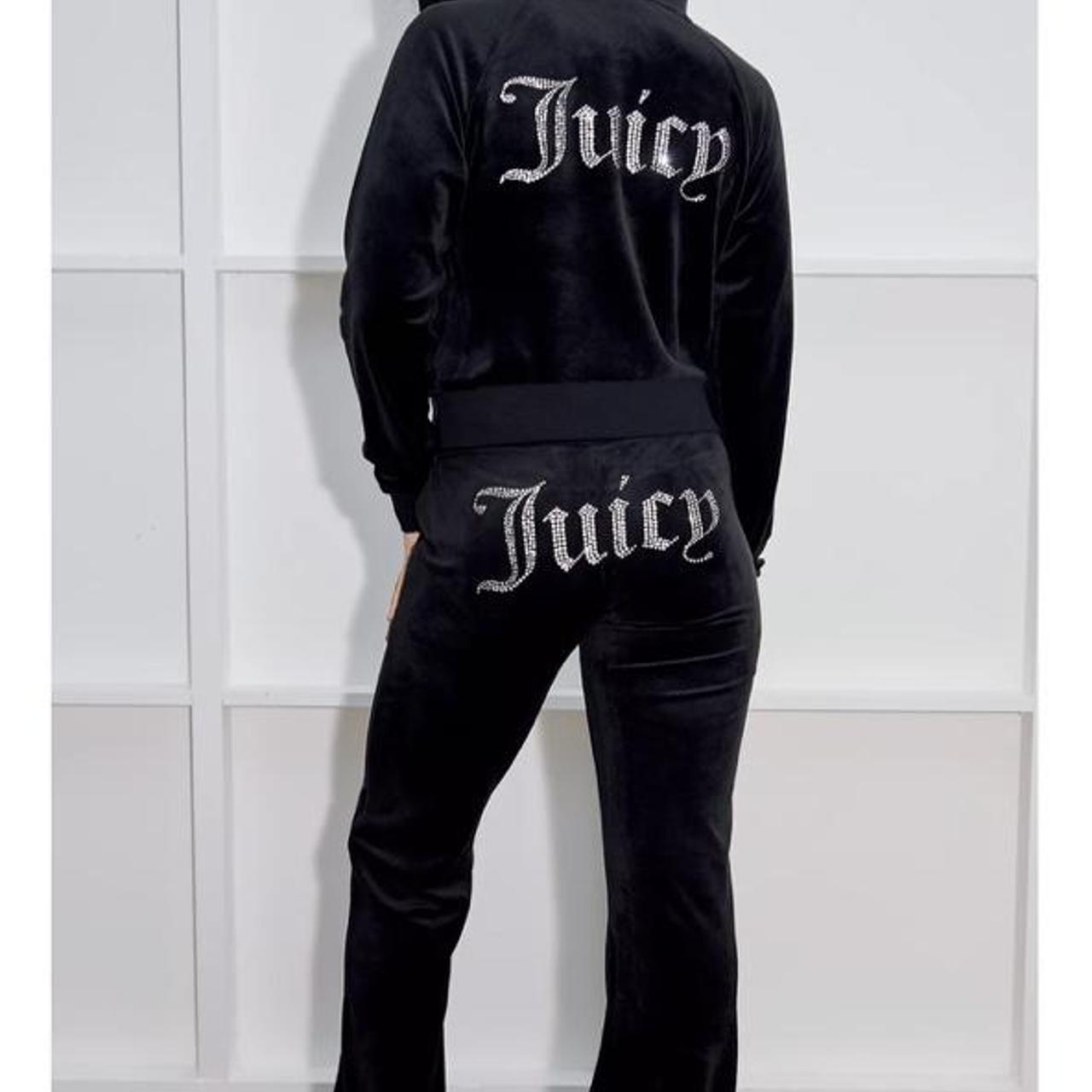 black juicy couture tracksuit bottoms