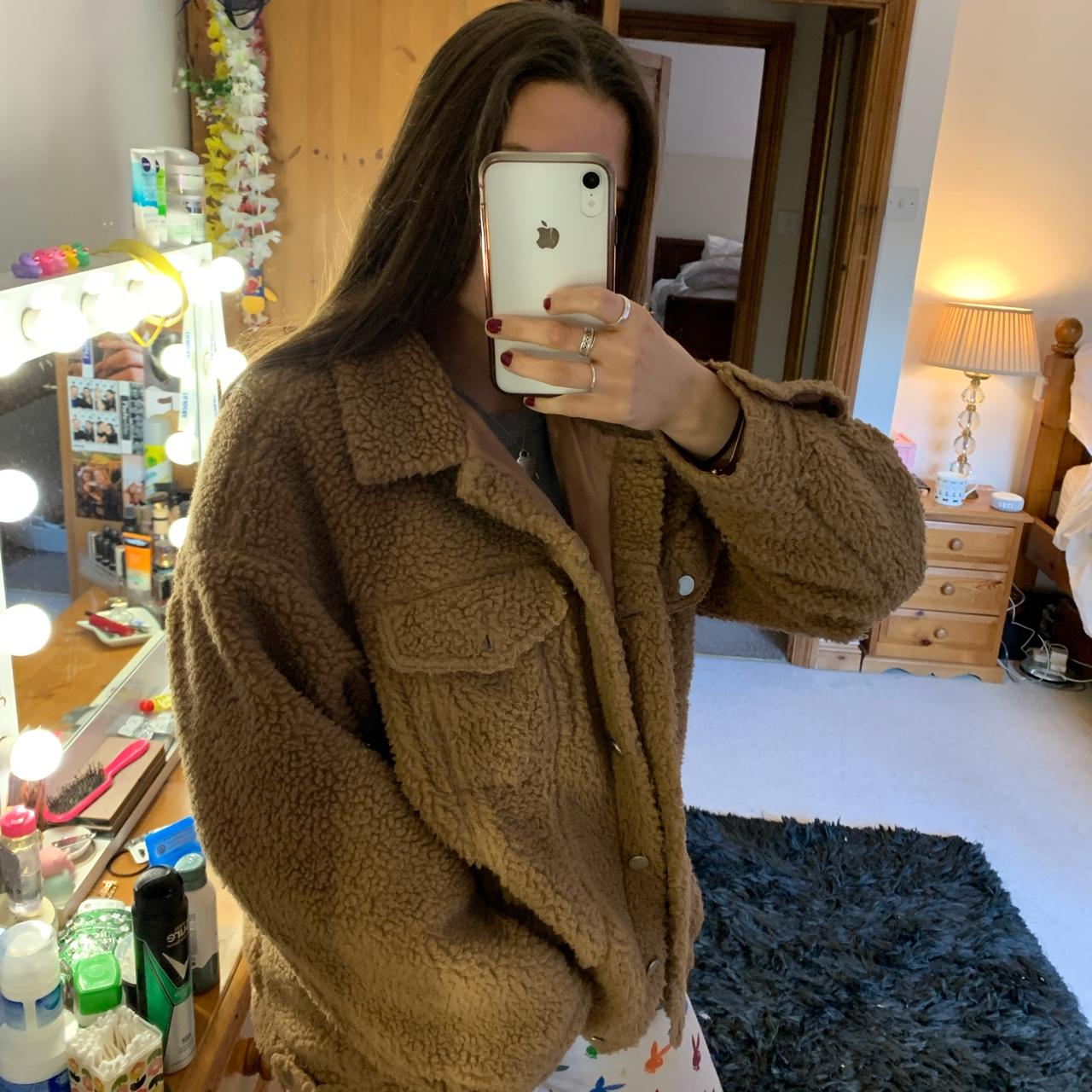 Teddy on sale coat missguided