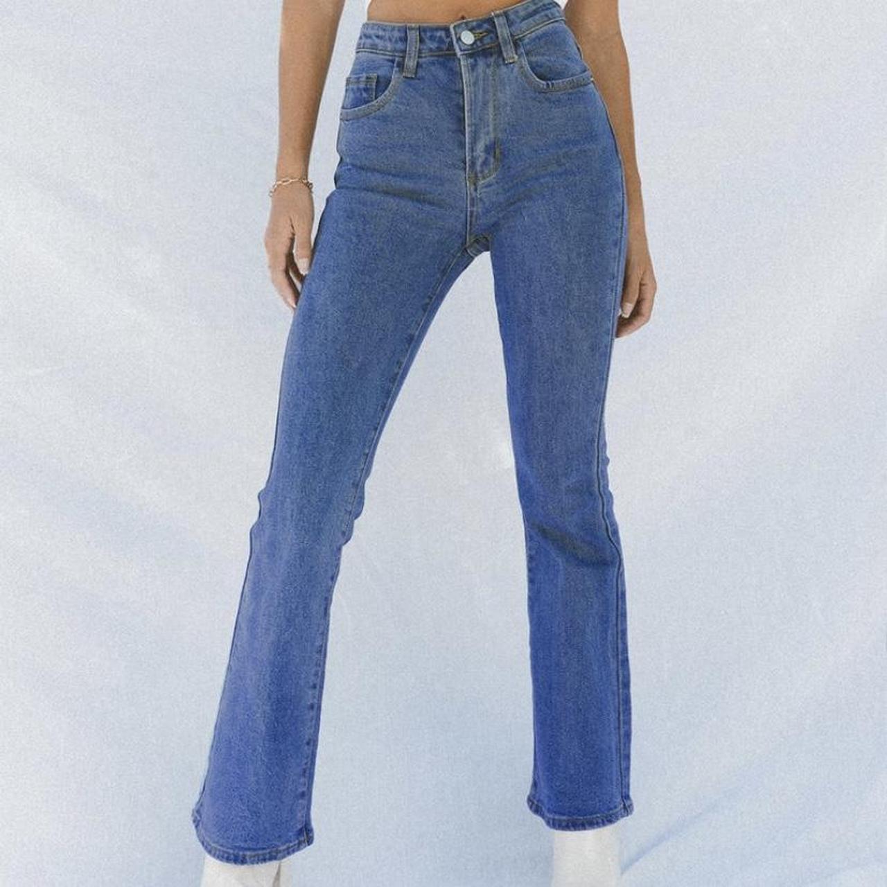 Princess polly flare denim jeans I’m so sad they... Depop