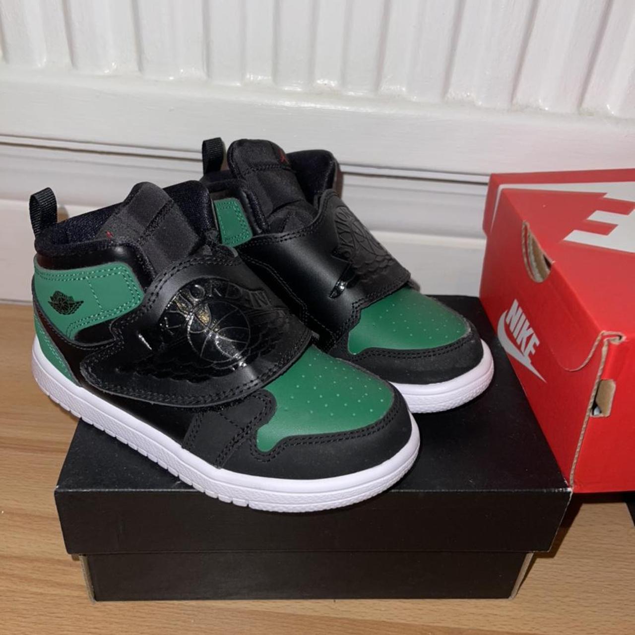 green baby jordans