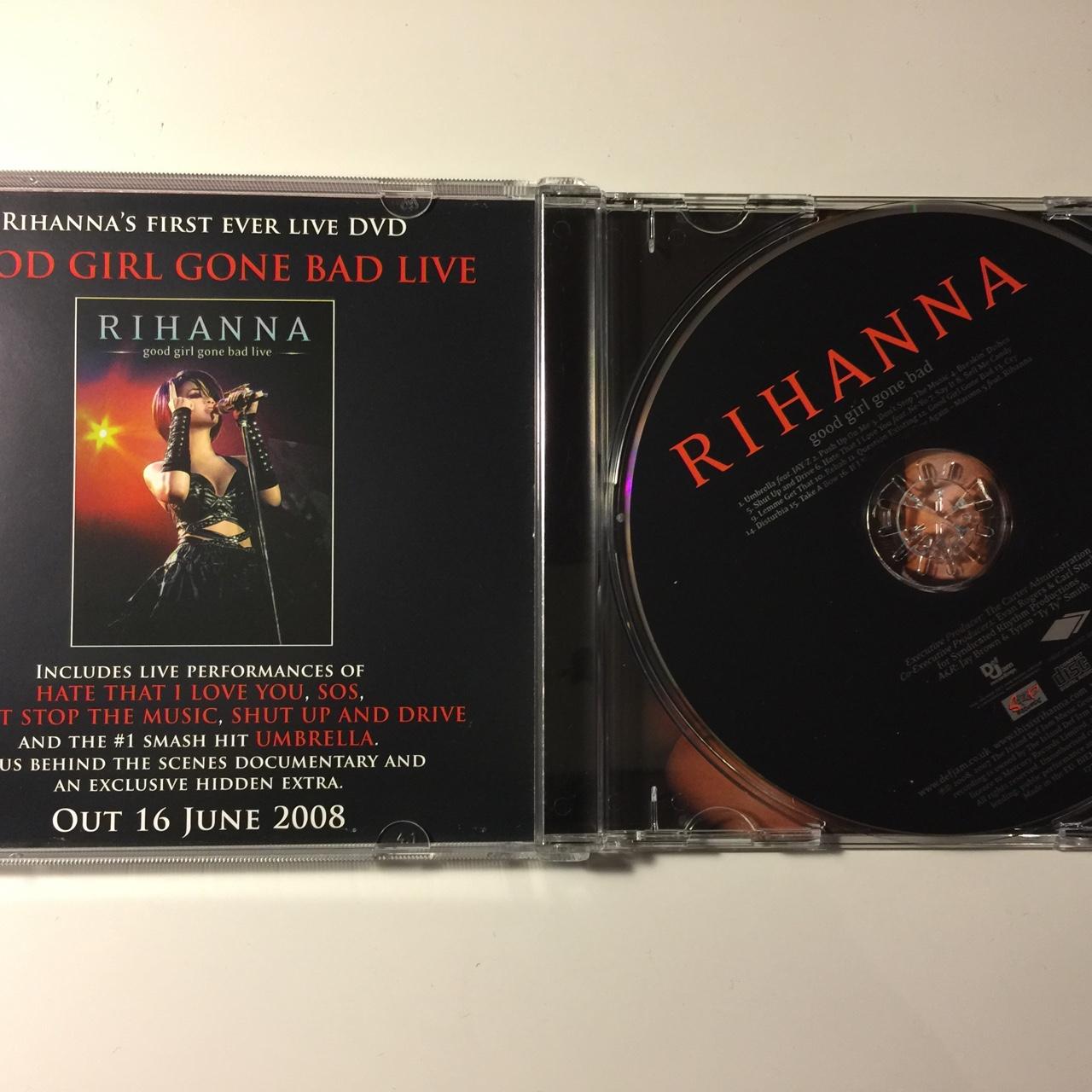 Rihanna. good girl gone bad reloaded music cd album. Depop