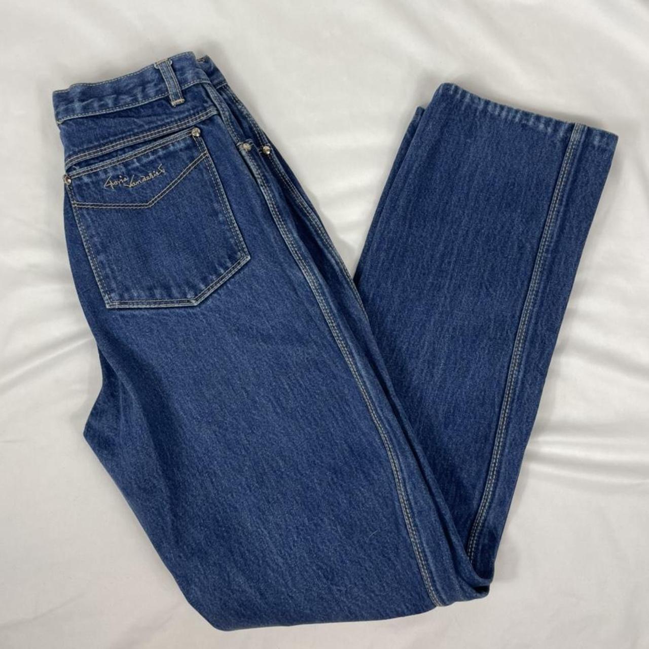 Dark high waisted jeans - Womens 4 ( marked as a... - Depop