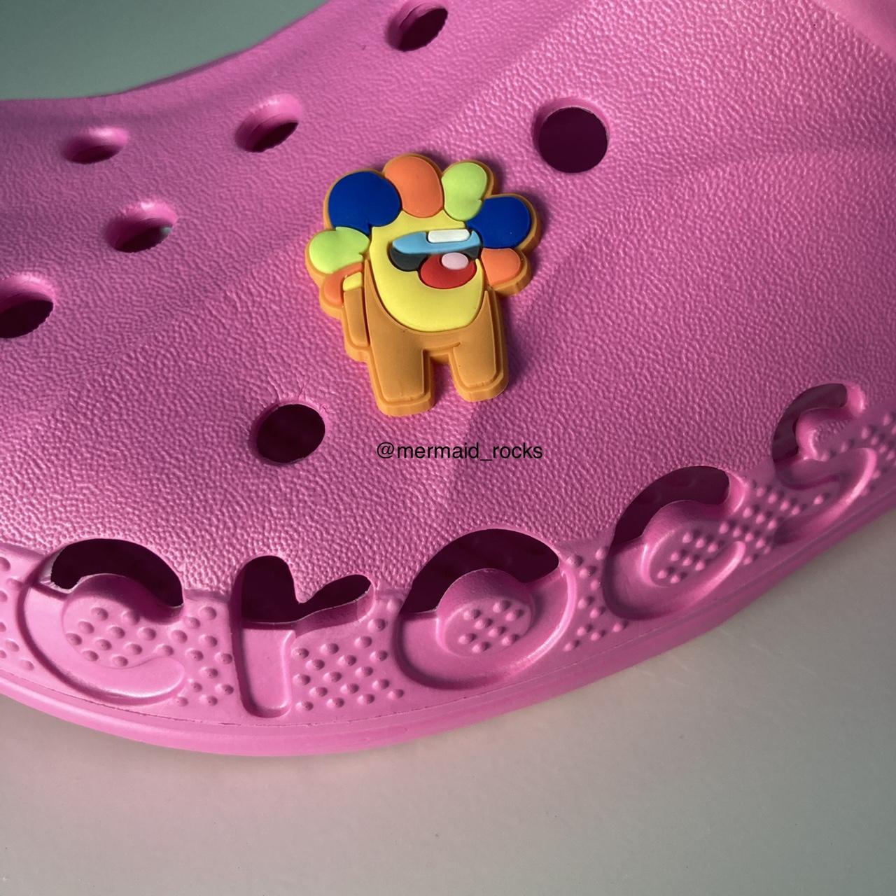 Crocs shoe charm CLOWN, AMONG US jibbitz Price is... Depop