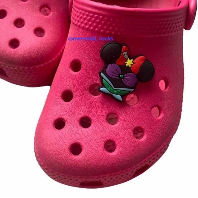 Crocs shoe charm Minnie Mouse /ARIEL jibbitz - Depop