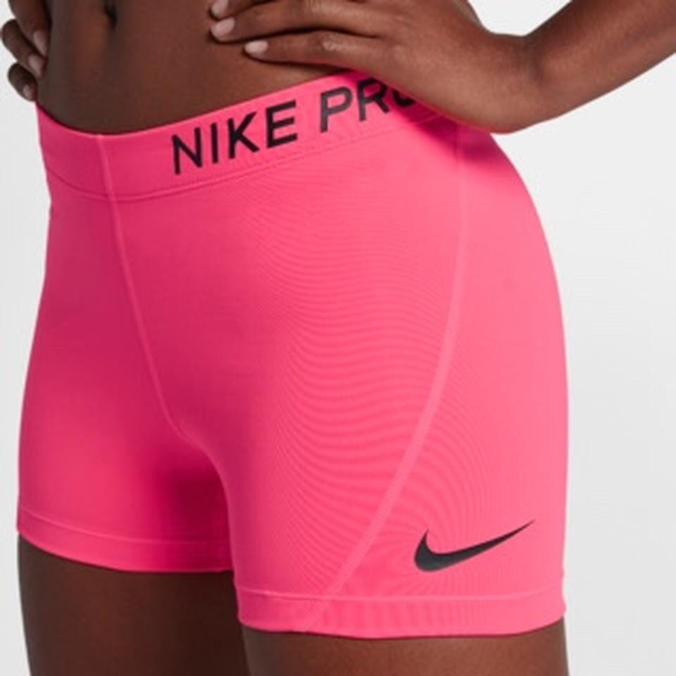 Pink nike 2024 spandex shorts