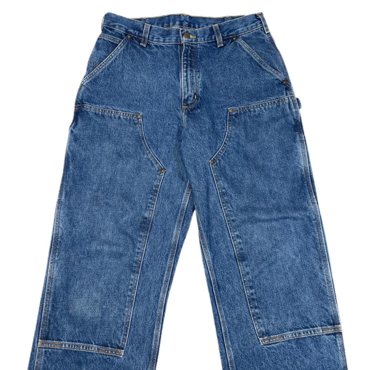 Carhartt baggy double knee carpenter jeans • Size... - Depop