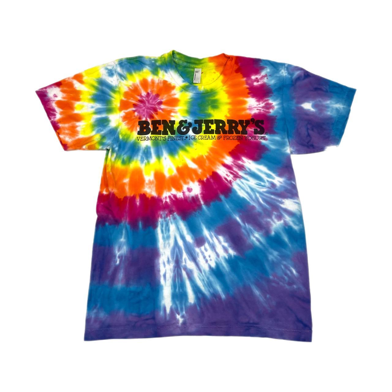 Ben & Jerry's tie dye t-shirt • Size Small • Tie... - Depop