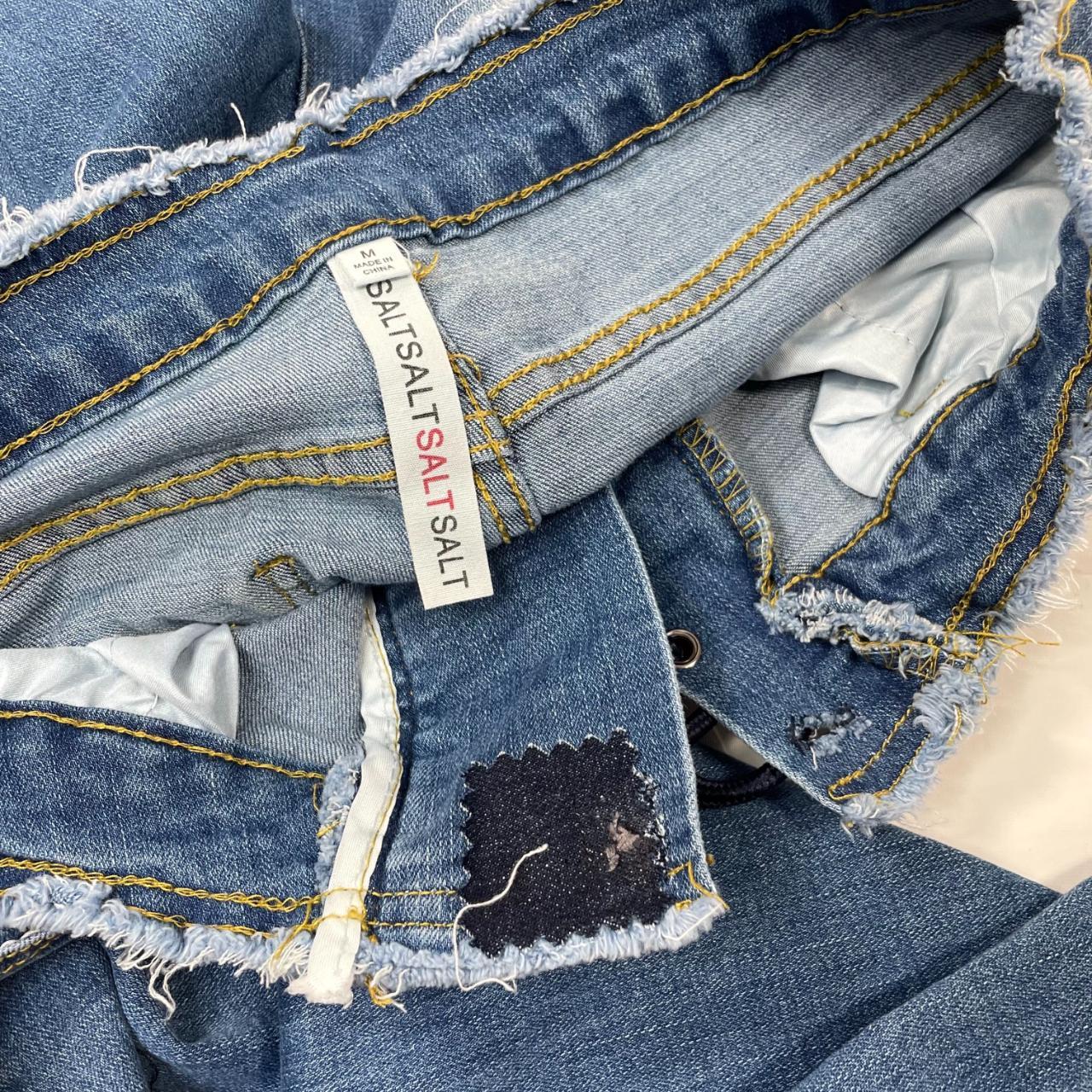 Vintage lace up flare jeans • Women's Size 30 • Mid... - Depop