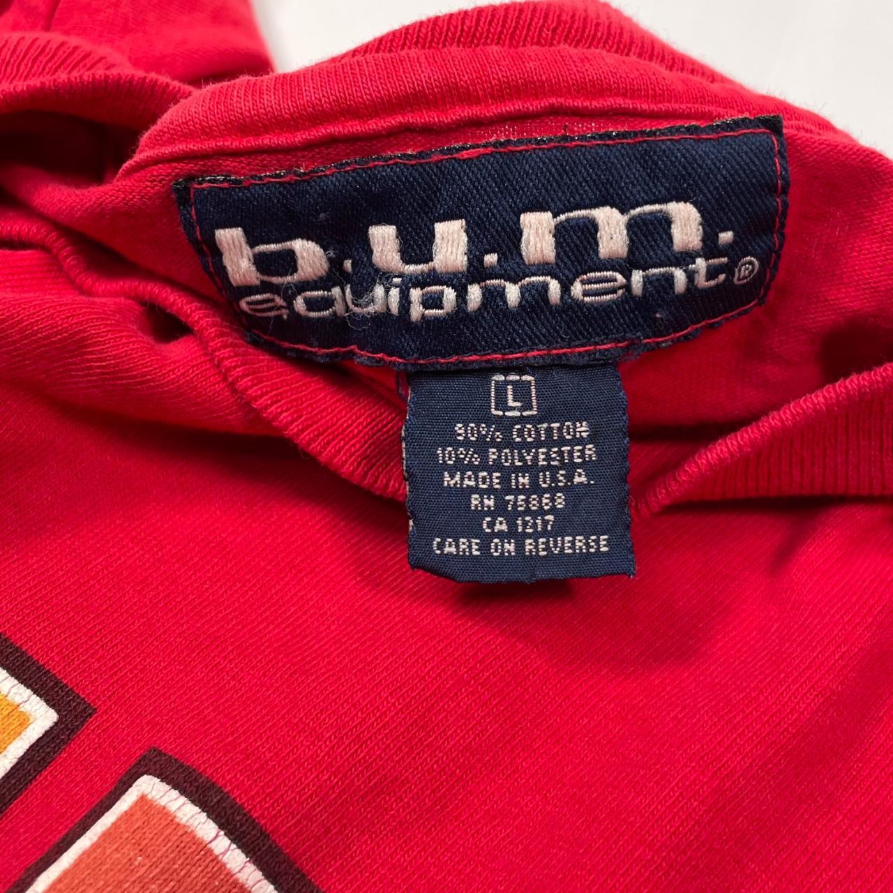 B.U.M. Equipment Men's Red Tshirt Depop