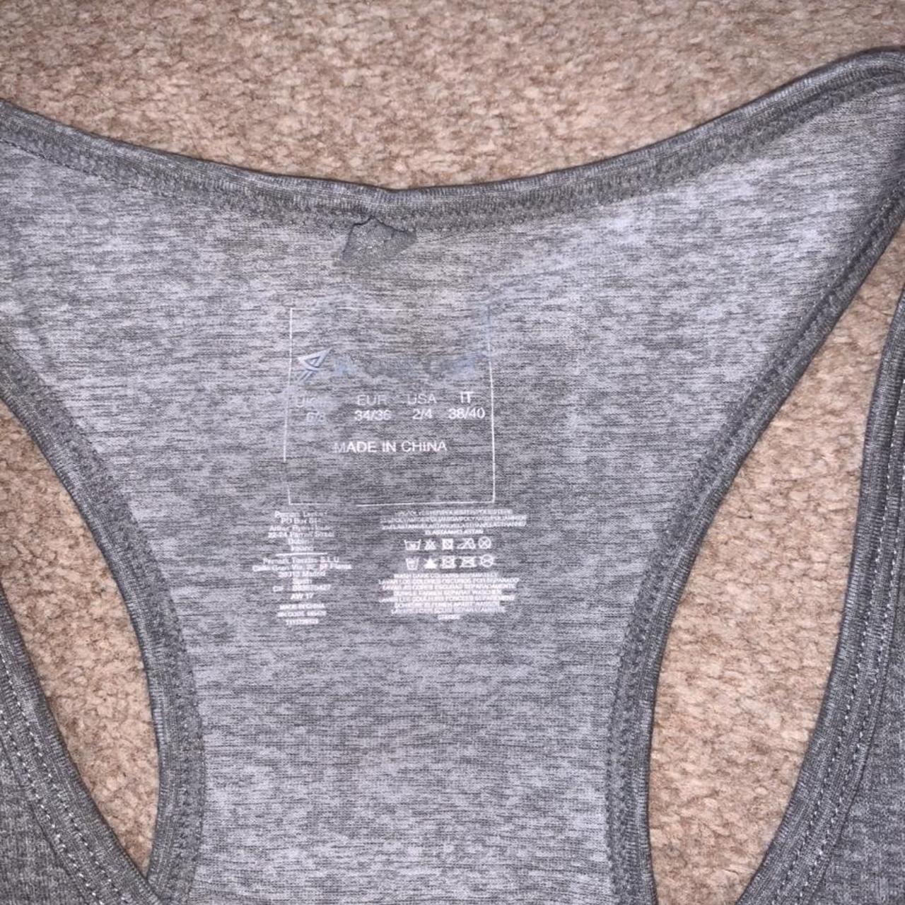 PRIMARK grey workout vest/top. Amazing condition... - Depop