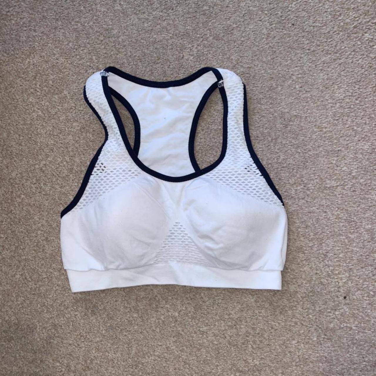 PRIMARK secret possessions white and navy sports... - Depop