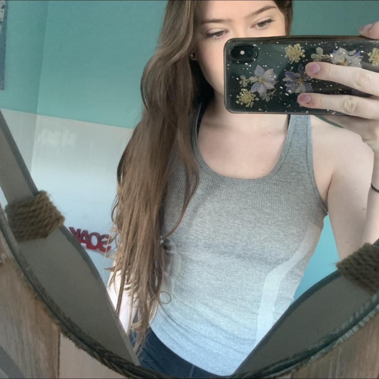 PRIMARK grey workout vest/top. Amazing condition... Depop
