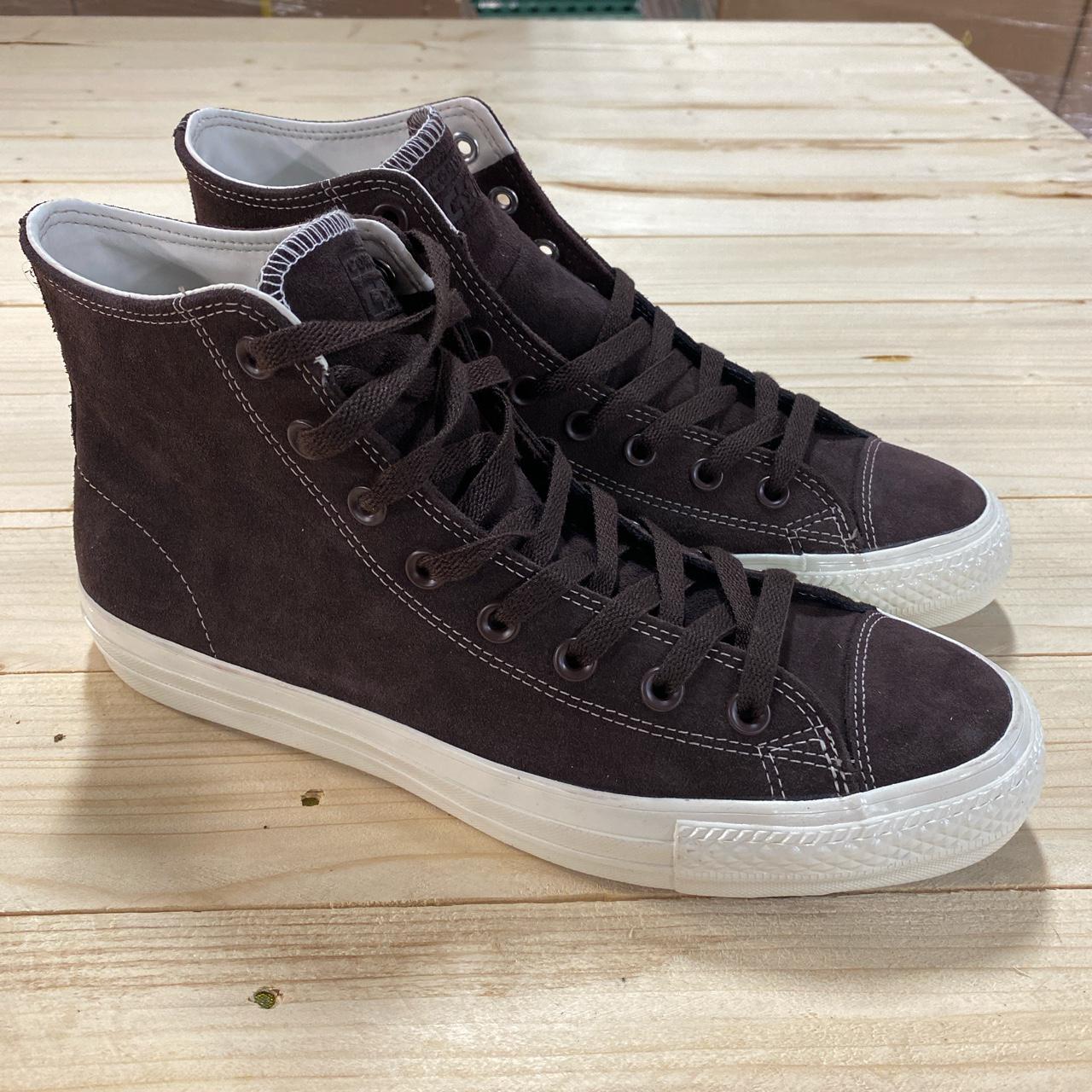 Converse Men's Brown and White Trainers