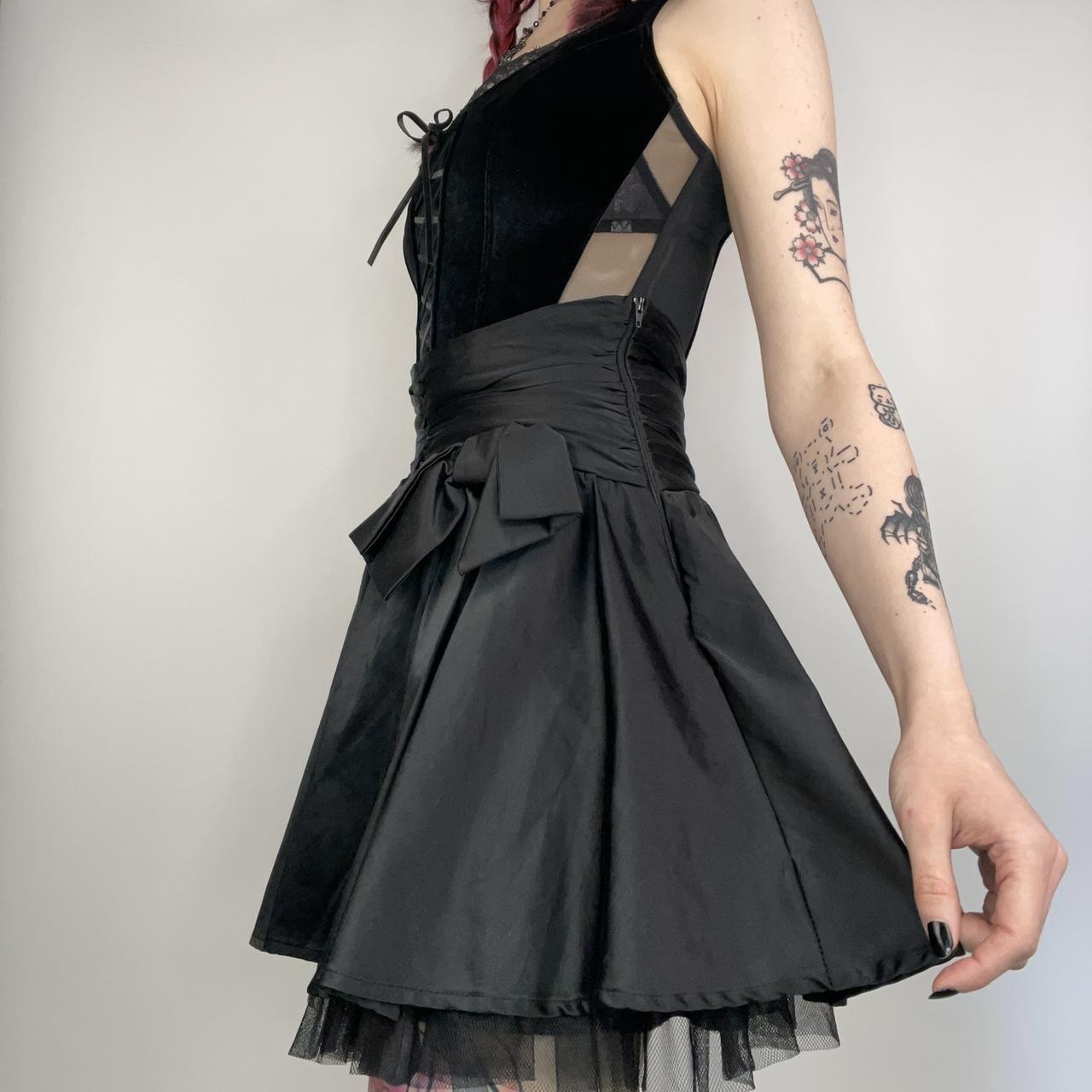 tutu corset tulle skirt ♡ dainty yet dark skirt by... - Depop