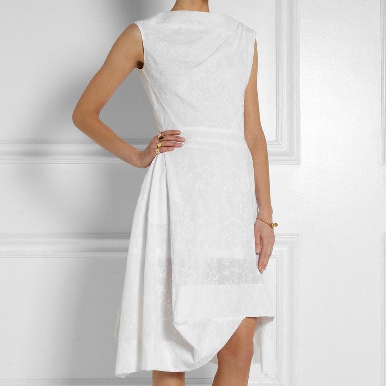 Vivienne ホワイト シャツワンピース ヴィヴィアンウエストウッド