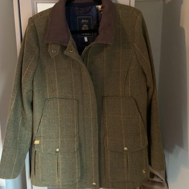 Joules green brown Mr Toad tweed field coat jacket. Depop