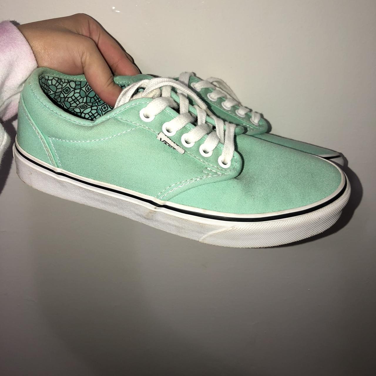 green sparkle vans