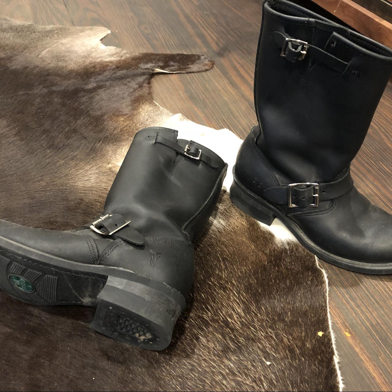 womens frye engineer boots