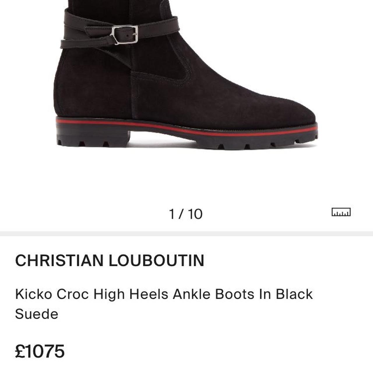 Christian louboutin discount kicko chelsea boots