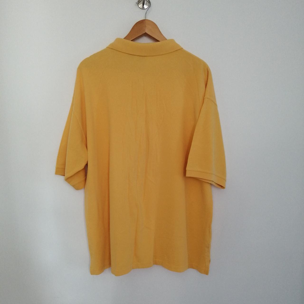 Bright Yellow Fred Flintstone Polo Shirt By Warner - Depop