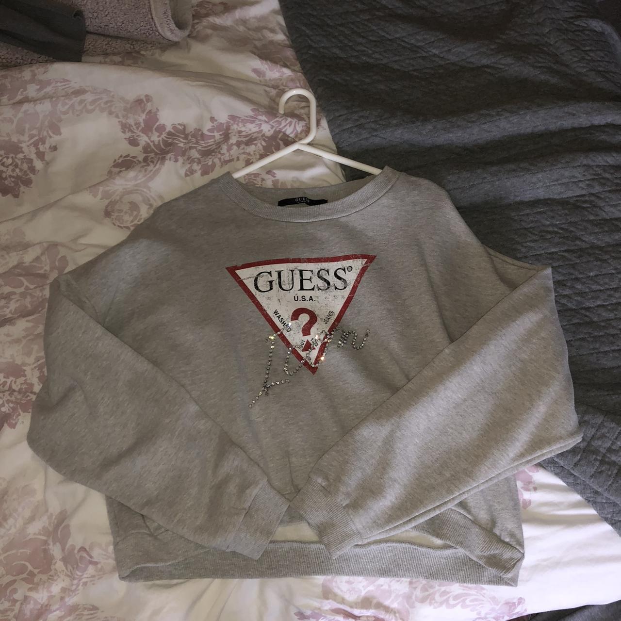 Guess women’s jumper diamond icon label