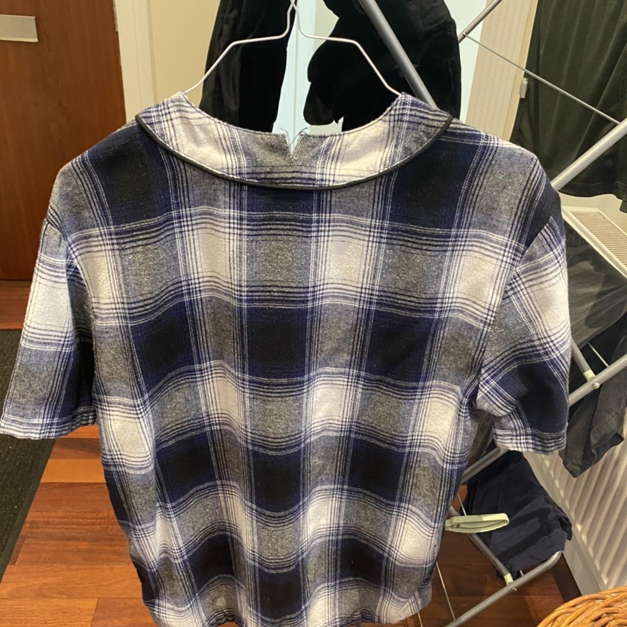 The Hundreds Men's Navy and Grey Shirt (2)
