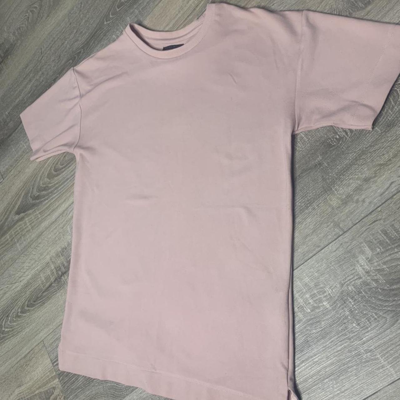 Baby pink thick Zara T-shirt. Size S- slightly... - Depop